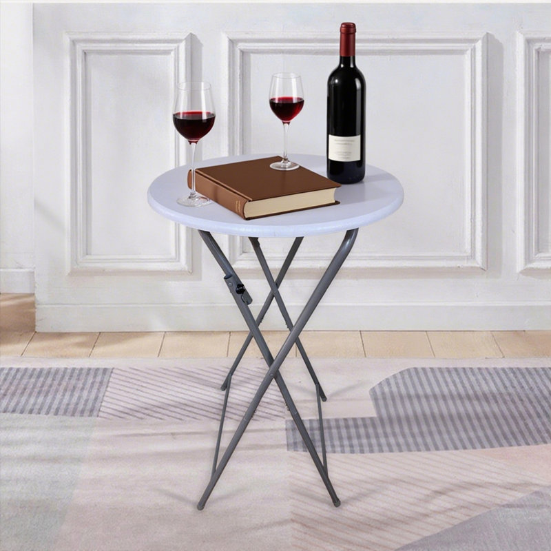 Ensemble de 2 tables de bar pliantes