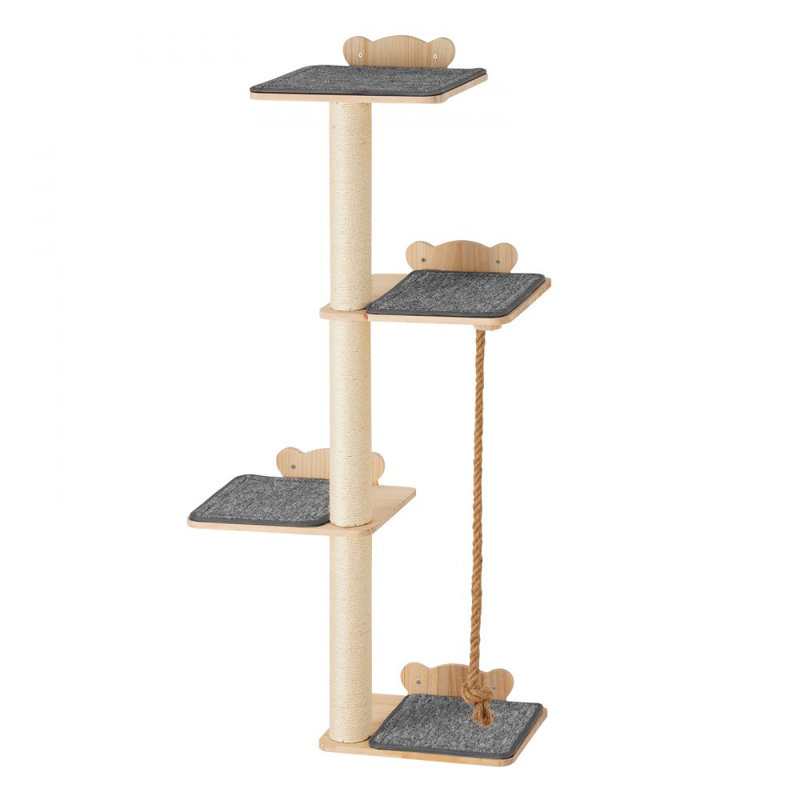Arbre à chat mural avec plateforme pour chat