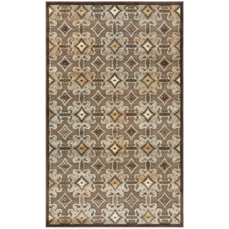 Ellis-James Martha Stewart Viscose Geometric Rug, Runner 2'5" x 7'6"