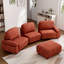 Canapé modulaire de 111 po, canapé modulaire, canapé en L revêtu de chenille avec repose-pieds amovible 111 po-5910634