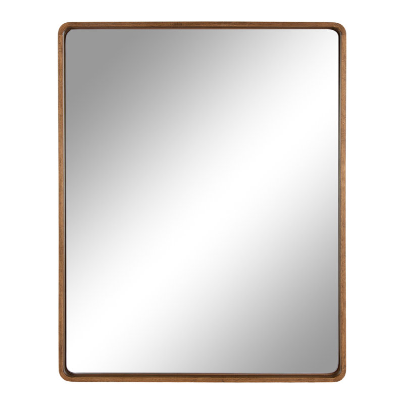 Miroir d'appoint Sherman, 30 po x 24 po, Rustique naturel