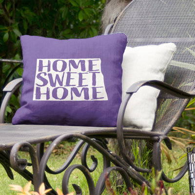 Home Sweet Indoor/Outdoor Throw Pillow