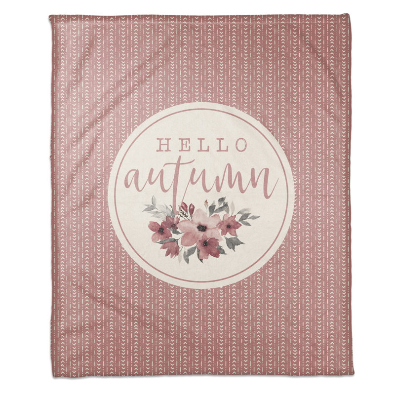  Jeté polaire Hello Autumn