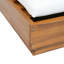 Chaise longue double en bois d'acacia avec coussins et 5 positions réglables Torin-124556403