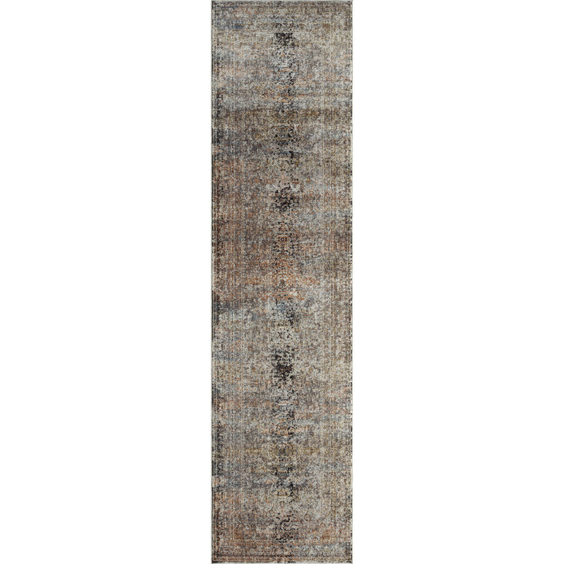 Hemet Oriental Indoor Rug, Runner 2'6" x 10'