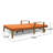 Patio Double Chaise Lounge With Cushion-389457411