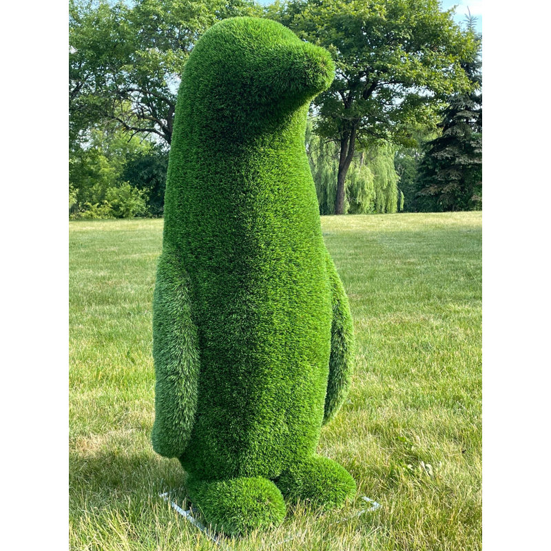 Topiaire de pingouins animaux d'extérieur