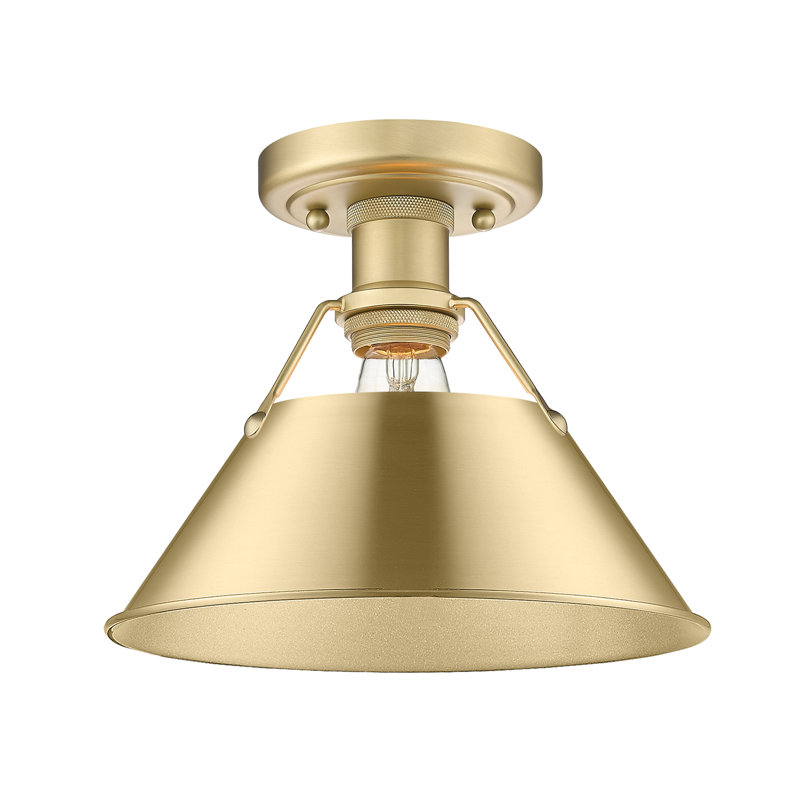 Weatherford Flush Mount, Brushed Champagne Bronze, Brushed Champagne Bronze
