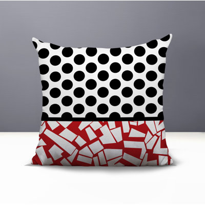 Miva Abstract Reversible Indoor/Outdoor Square Pillow