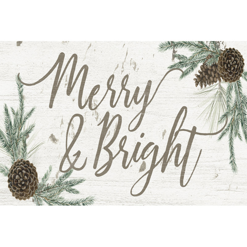 Wreath Sentiments I par Grace Popp - Art textuel sur toile tendue, H 8 po x l 12 po