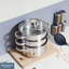 Buckingham Stainless Steel 3 Tier Steamer Set 20 cm