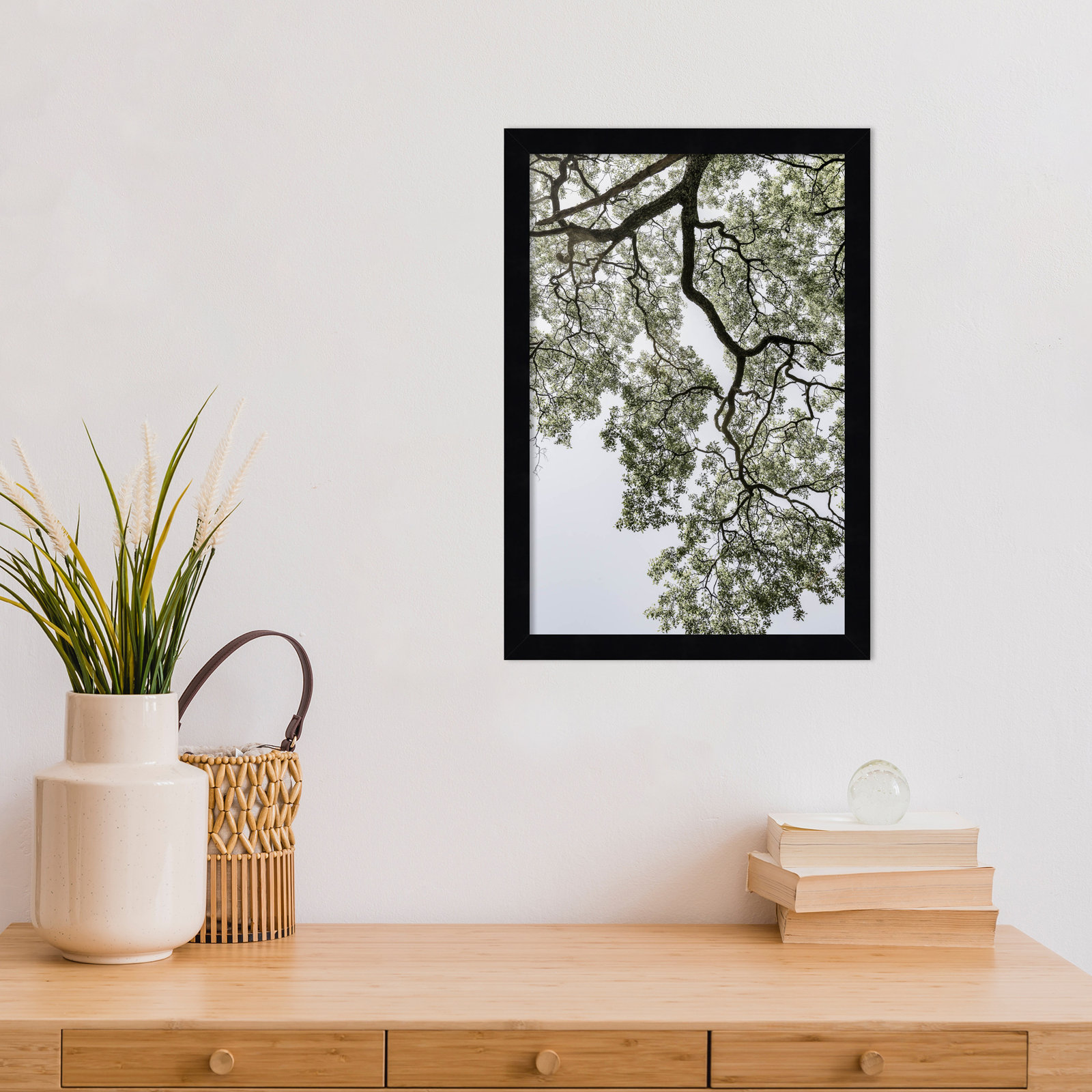Pleasantville "Coastal Forest" Print, Black, 17" H x 12" W