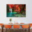 «Red Waterfall», reproduction sur toile-41323705