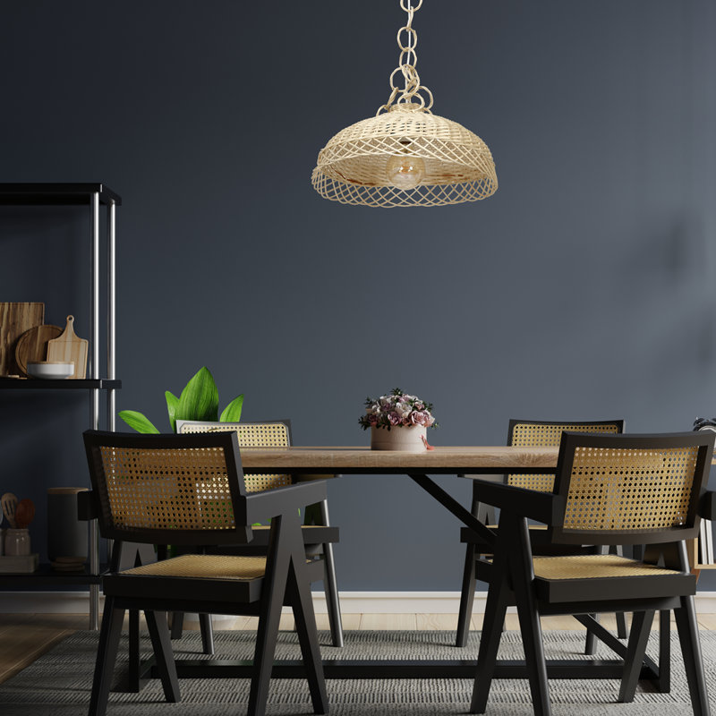 Vimini 1 - Light Beige Dome Pendant