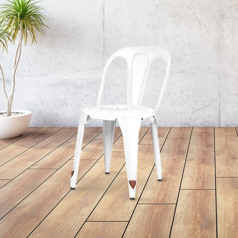 Chaise d'appoint Marais, Blanc