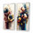 Blue And Burgundy Cally Lily Bouquet II - Calla Lily Wall Art Set of 2 Piece-702502135-702502128
