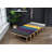 Habit Solid Wood Button Tufted Dining Bench, Grey-1770472703-1770472702