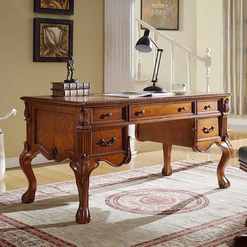 Bureau classique de style campagnard américain