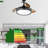 36" Invisible 3-Blade Retractable Ceiling Fan with LED Light and Remote Control-882253740