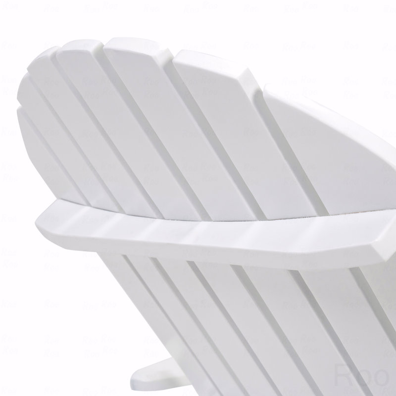 Chaise de patio d'extérieur Basic, Blanc