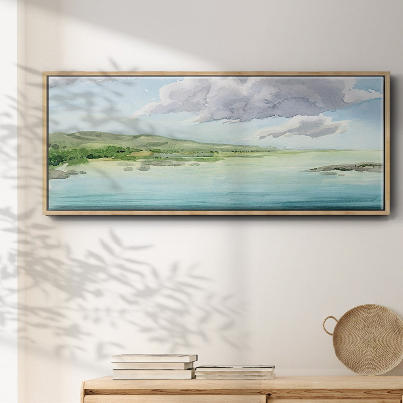 Clear Lagoon II- Framed Canvas