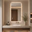 x 24 pouces à DEL, miroir mural d'appoint, verre antibuée, meuble-lavabo moderne