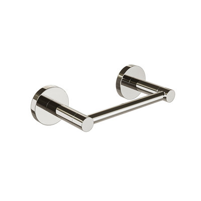 Summit Wall-Mounted Pivot Toilet Paper Holder - Polished Nickel, Premium Brass Construction, Installation Hardware Included