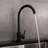Single Handle Kitchen Faucet , Black Finish