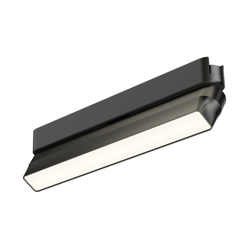 Continuum LED Adjustable Track Head, Black, 2.25" H x 1" W x 9" D