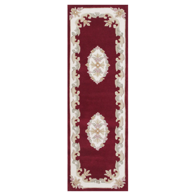 Hounslow Oriental Wool Hand Tufted Area Rug, Runner 68 x 235 cm