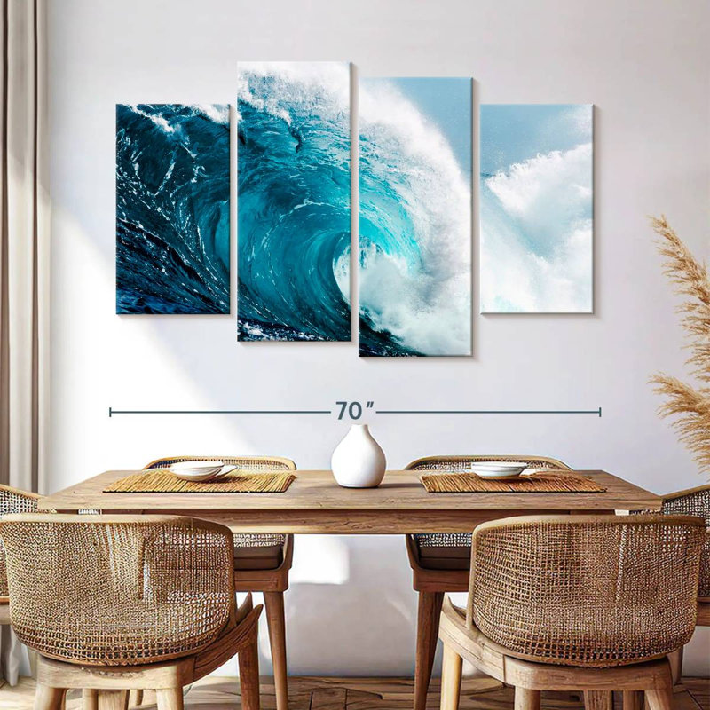 Gillard Raw Ocean Waves, 42" H x 68" W