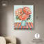 «Peach Floral Canvas Summer» par Everly Quinn-1304288782-1305525191