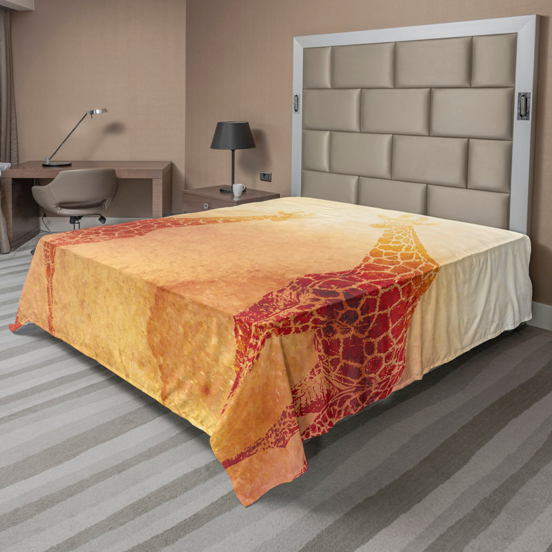 Drap Ambesonne, Drap plat pour très grand lit californien