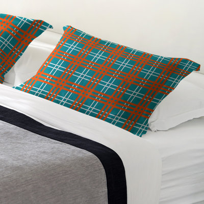 Plaid Sham Set