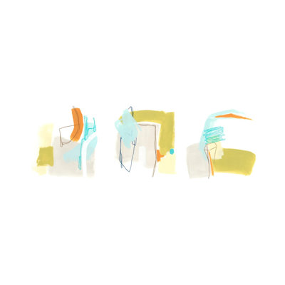 Adagio Triptych - Canvas Wall Art Set - Wrapped Canvas (Set of 3)