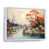 White Floater Framed