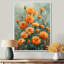 Orange, orange, parfum, souci, jardin I - souci, art mural, salon-388170557-426592957