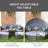 Jazmyne Outsunny 4 Piece Round Rattan Daybed, Convertible Patio Furniture Set, Adjustable Sun Canopy, Sectional Outdoor Sofa, 2 Chairs, Extending Tea Table Ottoman Chair, 3 Pillows, Dark Blue-601949929