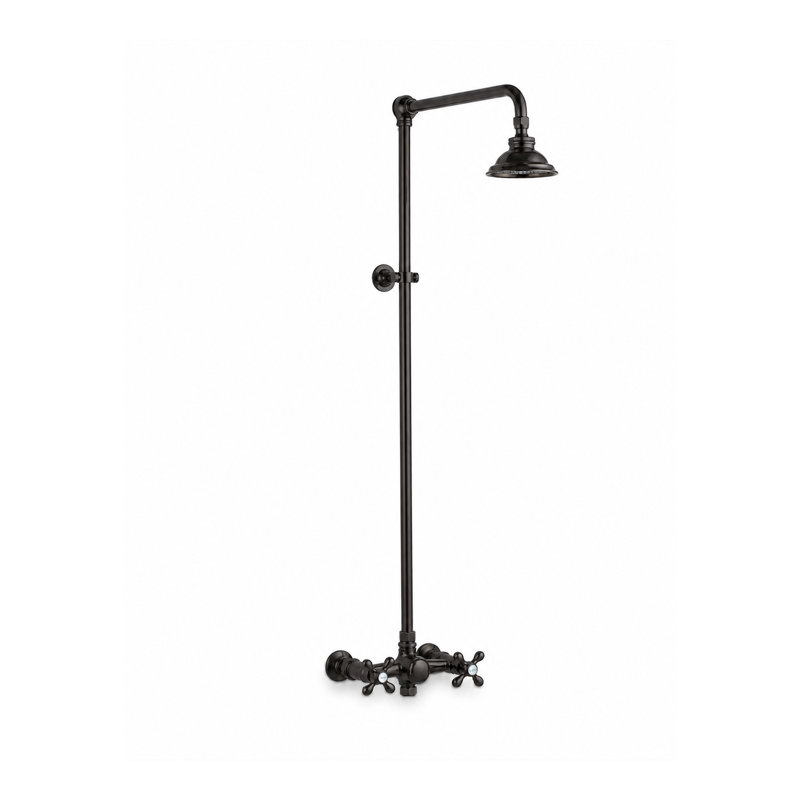 Système de douche extérieur exposé, Bronze frotté à l'huile
