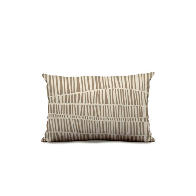 Ikom Polyester/Polyester Blend Lumbar Rectangular Indoor/Outdoor Pillow Cover & Insert