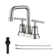 N3008H Centerset 2-handle Bathroom Faucet with Drain Assembly