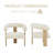 Mamanbai Modern Barrel Back Accent Chair with Solid Wood Three-Leg Frame-2050807023