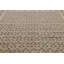 Tapis de couloir unique en laine noué à la main beige / brun 7 pi 11 po x 19 pi 1 po Niyema des années 1960