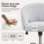 Swivel Office Task Chair with Adjustable Height and Padded Cushion-1653741577