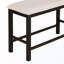 Ensemble de 6 tables de salle à manger à hauteur de comptoir avec 4 chaises et un banc-1763872425
