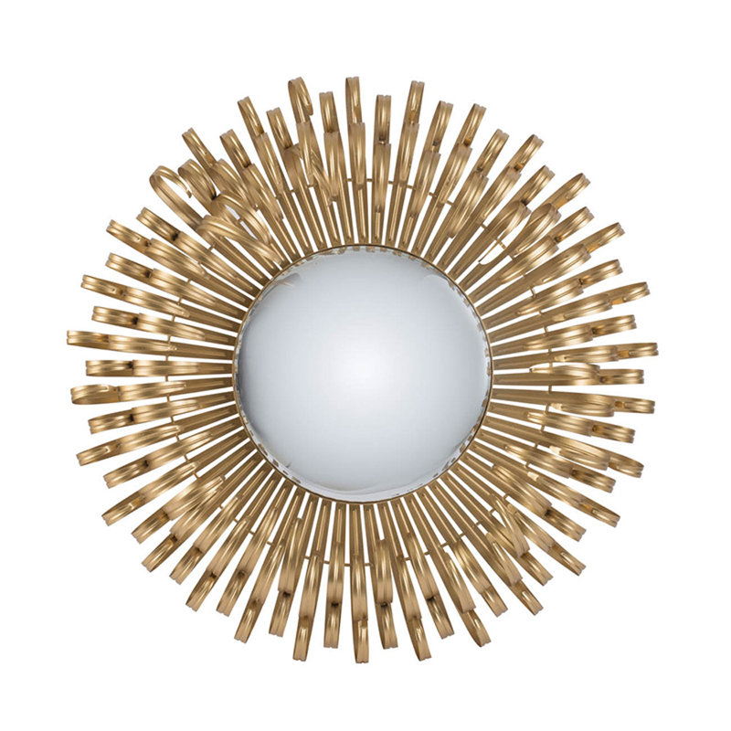 Wilkish Iron Sunburst Wall Mirror