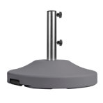 80 Lb. Resin Free Standing Umbrella Base with Wheels