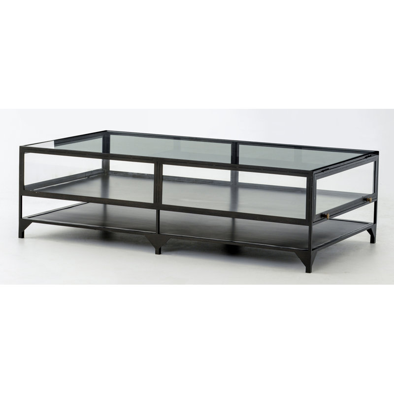Bayline Glass Top Single Coffee Table