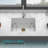 30" Undermount Single Bowl Ceramic Kitchen Sink - Dual Mount Ceramic Rectangular Deep Single Bowl Sink Basin