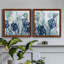 Indigo Field I - ensemble de 2 peintures sur toile encadrées-154140200-154140201